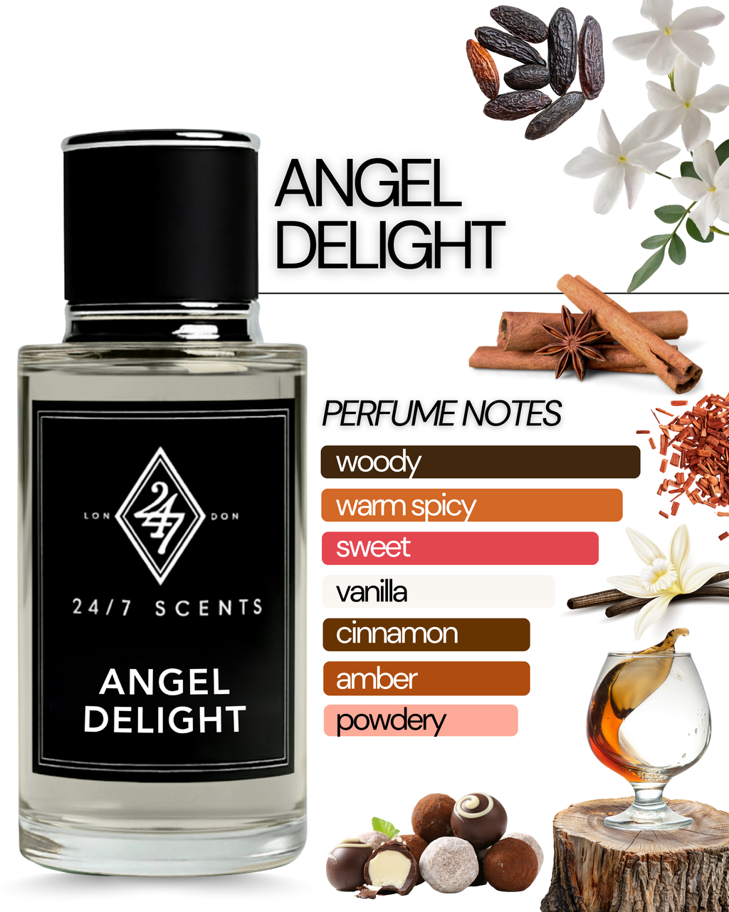 Luxurious, addictive, and unforgettable — Angel Delight Eau de Parfum captures the essence of indulgence in every spray. 