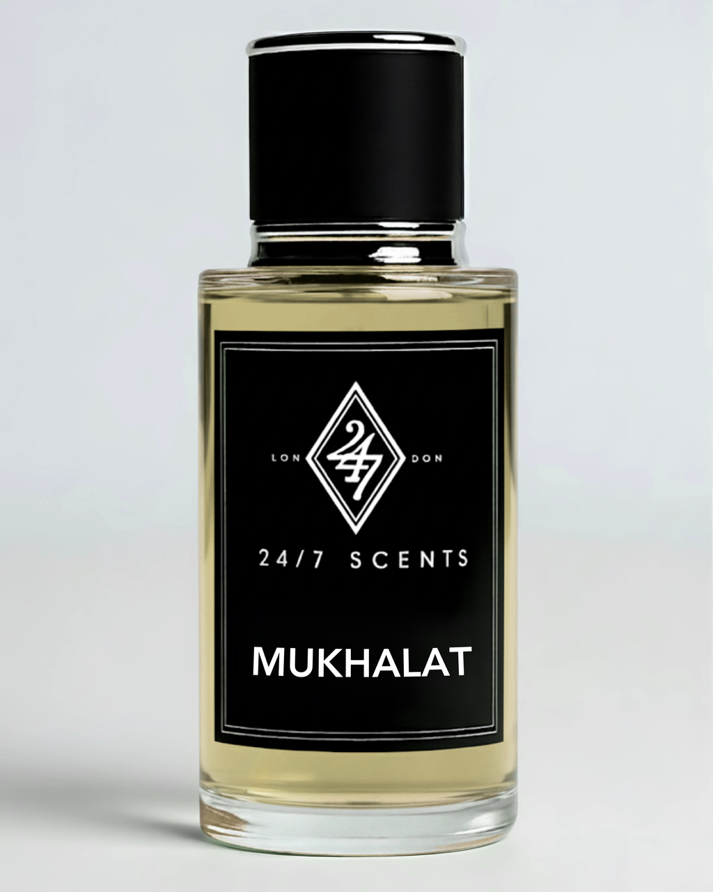 Mukhalat Eau de Parfum (50ml). A fresh fragrance with absinthe, mint, lavender, and patchouli. Aromatic, modern, and long-lasting.