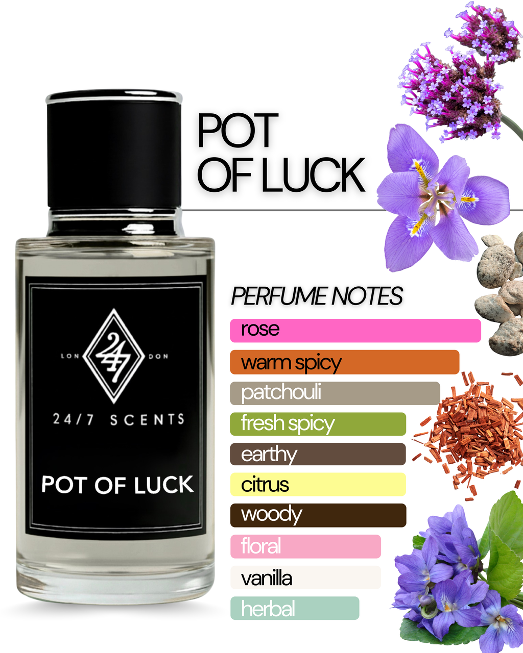 Step into timeless sophistication with Pot of Luck Eau de Parfum, a fragrance that captures the essence of nature’s freshness with a touch of luxury. Long-lasting formula with a smooth, refined dry down• Ideal for daytime freshness or evening sophistication