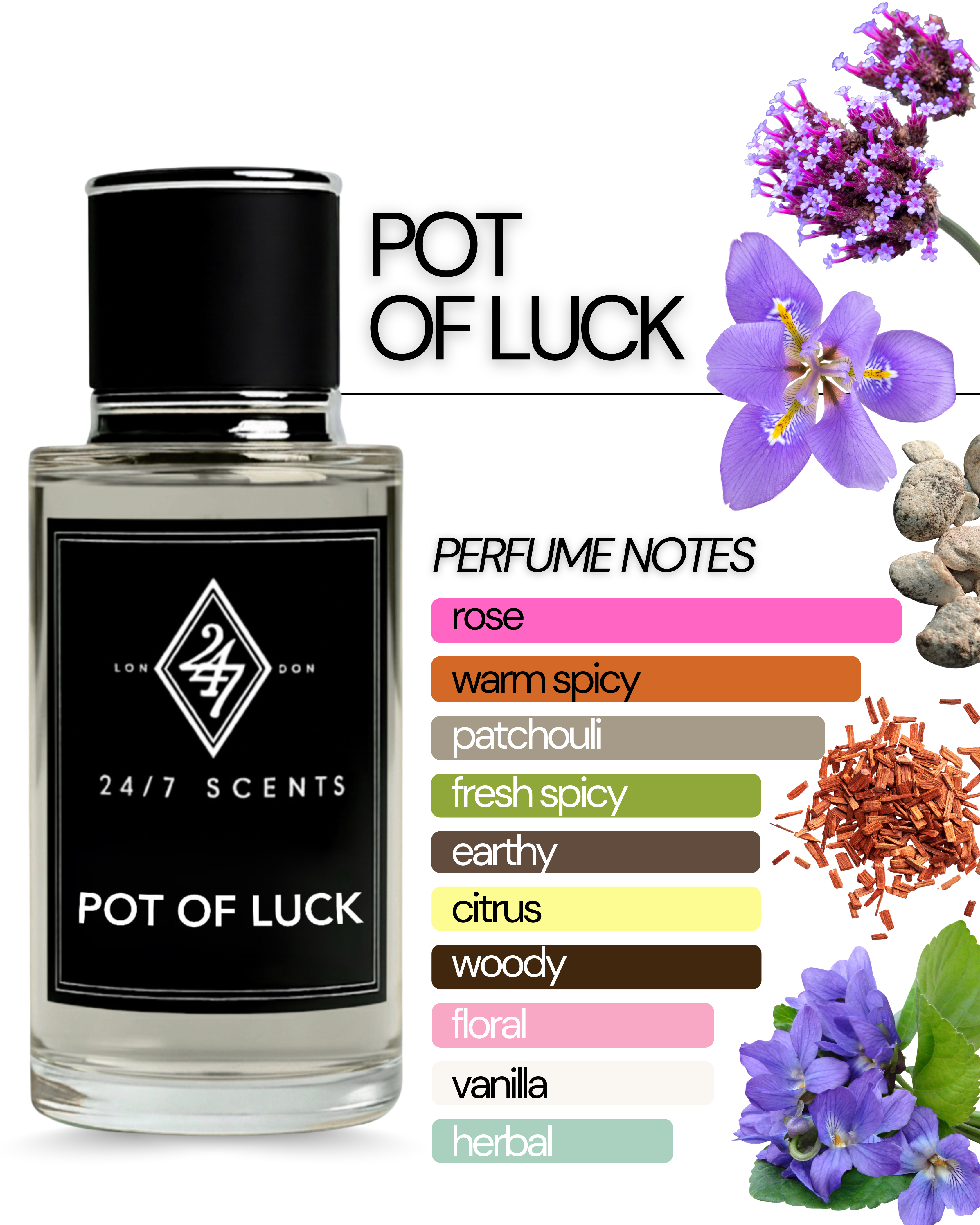 Step into timeless sophistication with Pot of Luck Eau de Parfum, a fragrance that captures the essence of nature’s freshness with a touch of luxury. Long-lasting formula with a smooth, refined dry down• Ideal for daytime freshness or evening sophistication